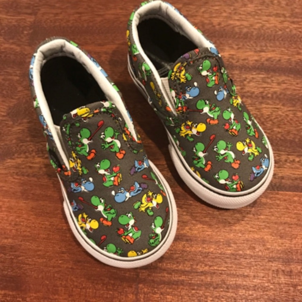 Yoshi Vans slip ons